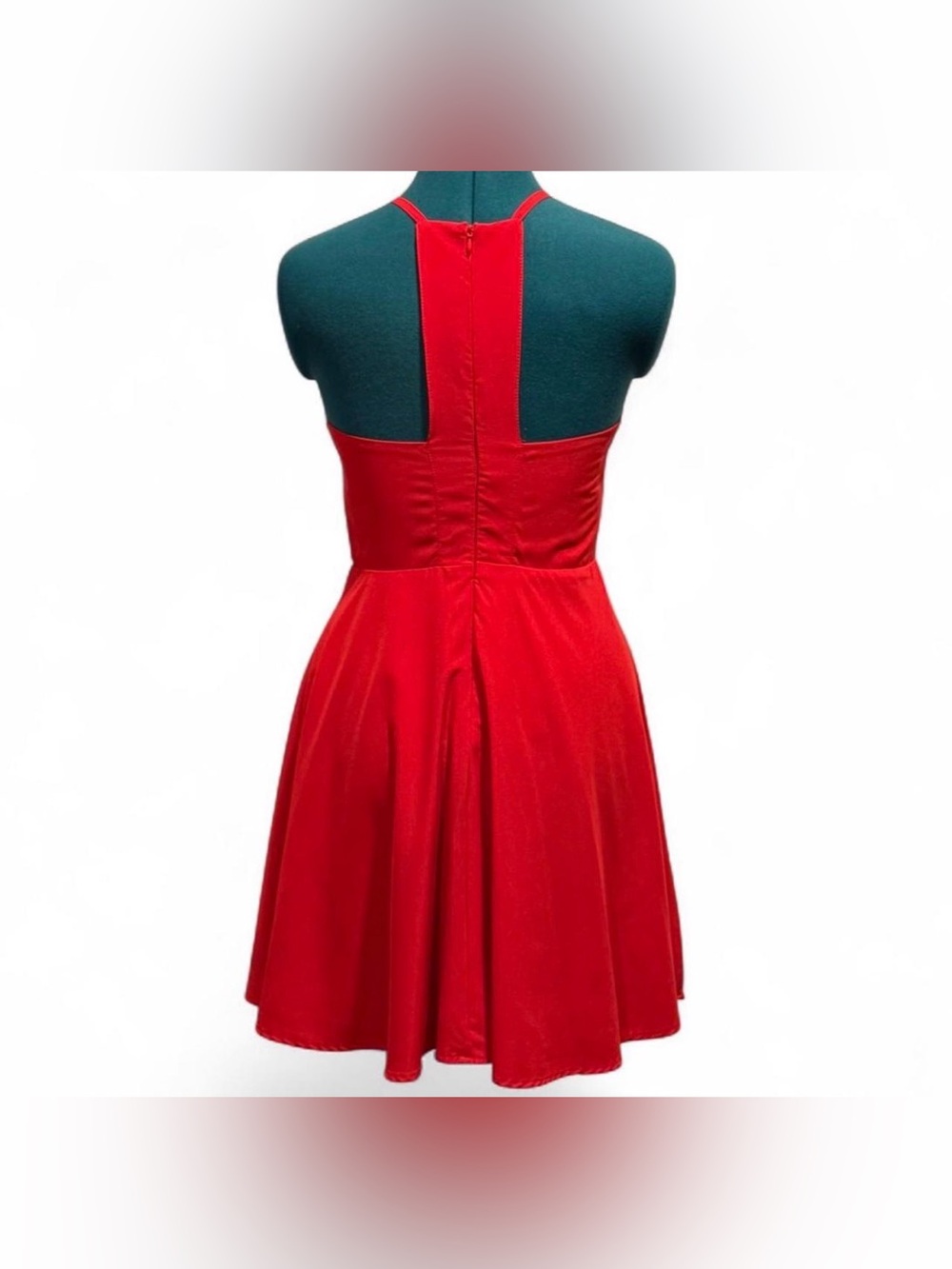 Lulu's Red Halter Mini Dress - Picture 5 of 6
